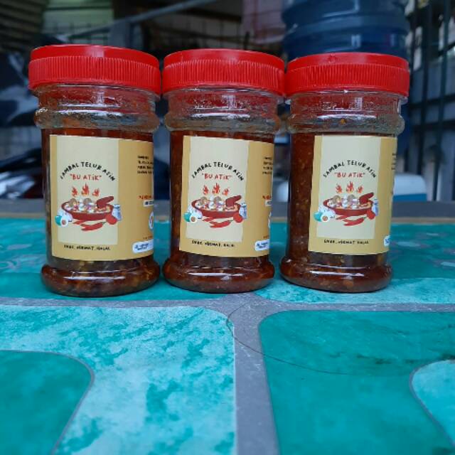 

Sambel telur asin bu atik extra pedas