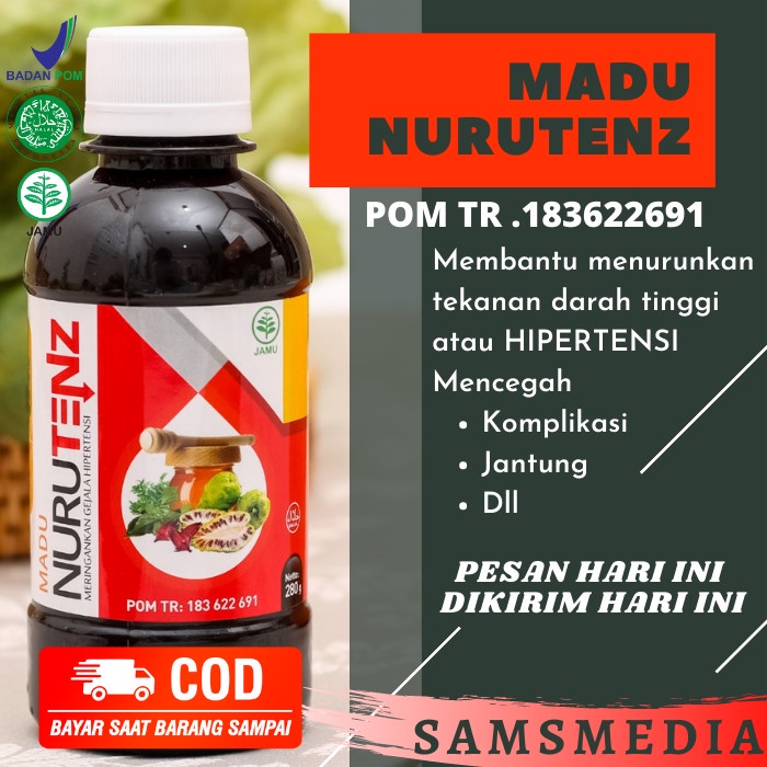 

Madu Nurutenz Original Penurun Tekanan Darah Tinggi Atasi Hipertensi