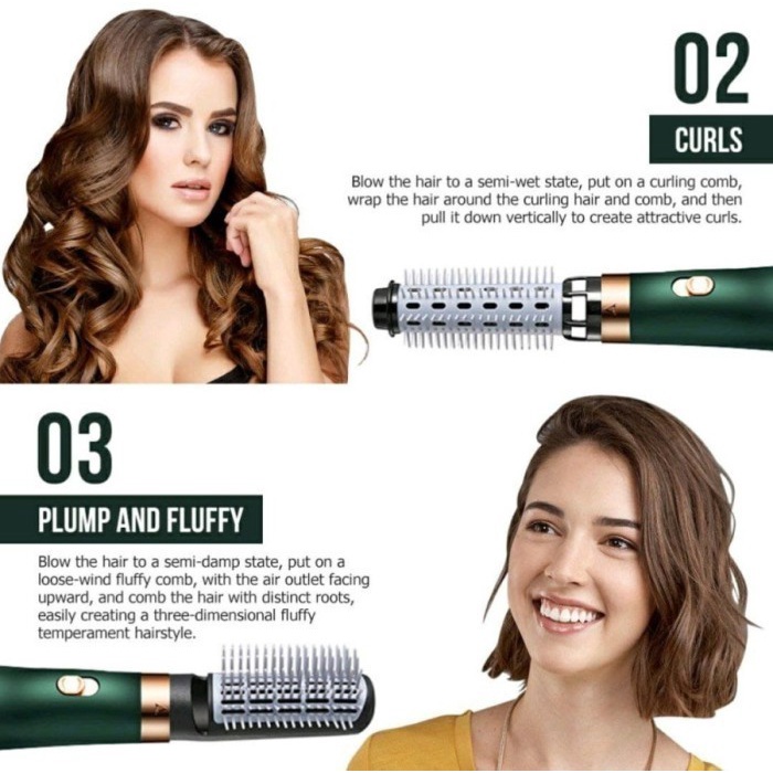 4IN1 DIVCA Diva Hair Dryer Catok Keriting Rambut