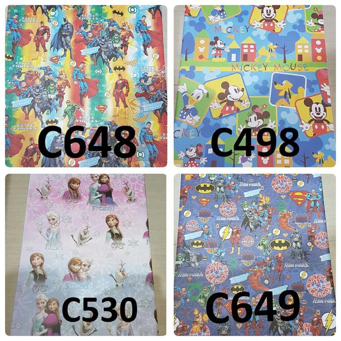 

Kertas Kado Sansan Wawa / Sanwa Motif Karakter