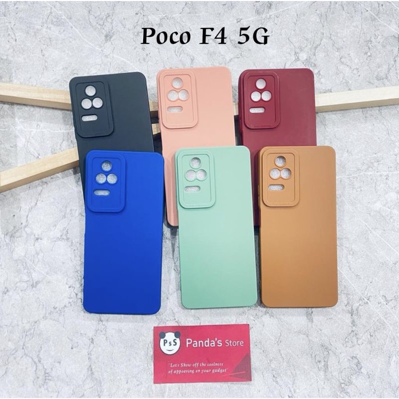 Softcase Pro Camera Poco F4 5G Candy Case Full Color 3D Silikon TPU