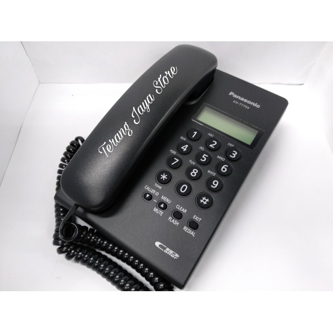

Telepon Kabel Panasonic KX-T7703 (Hitam) Pesawat Telepon Rumah T7703