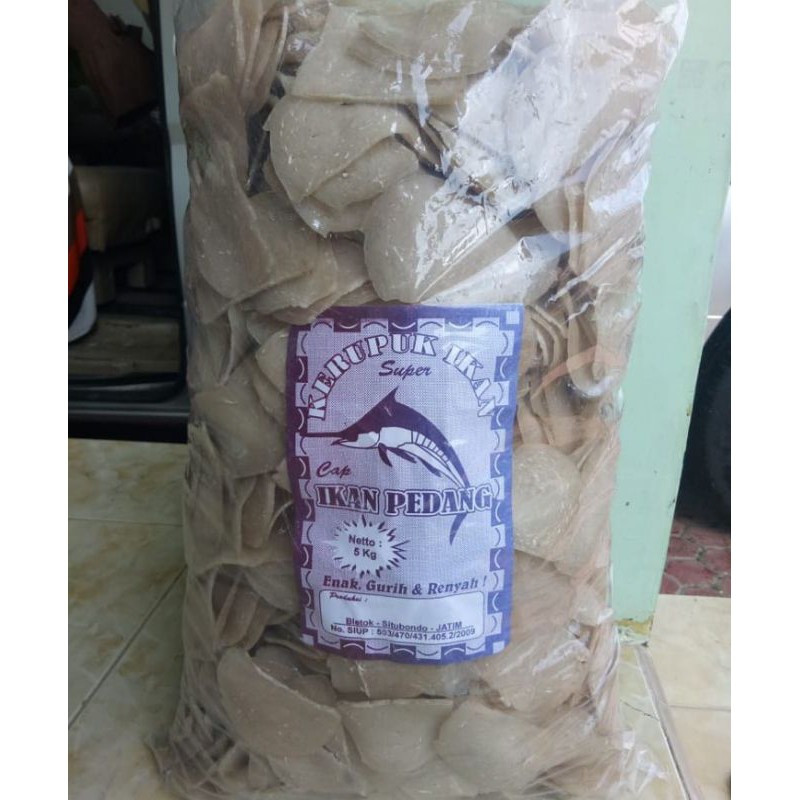 

KERUPUK IKAN CAP IKAN PEDANG