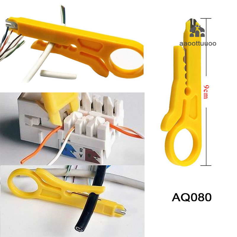 【TERSEDIA &amp; COD】Mini Portable Wire Stripper Knife Crimper Pliers Crimping Tool Cable Stripping Wire Cutter