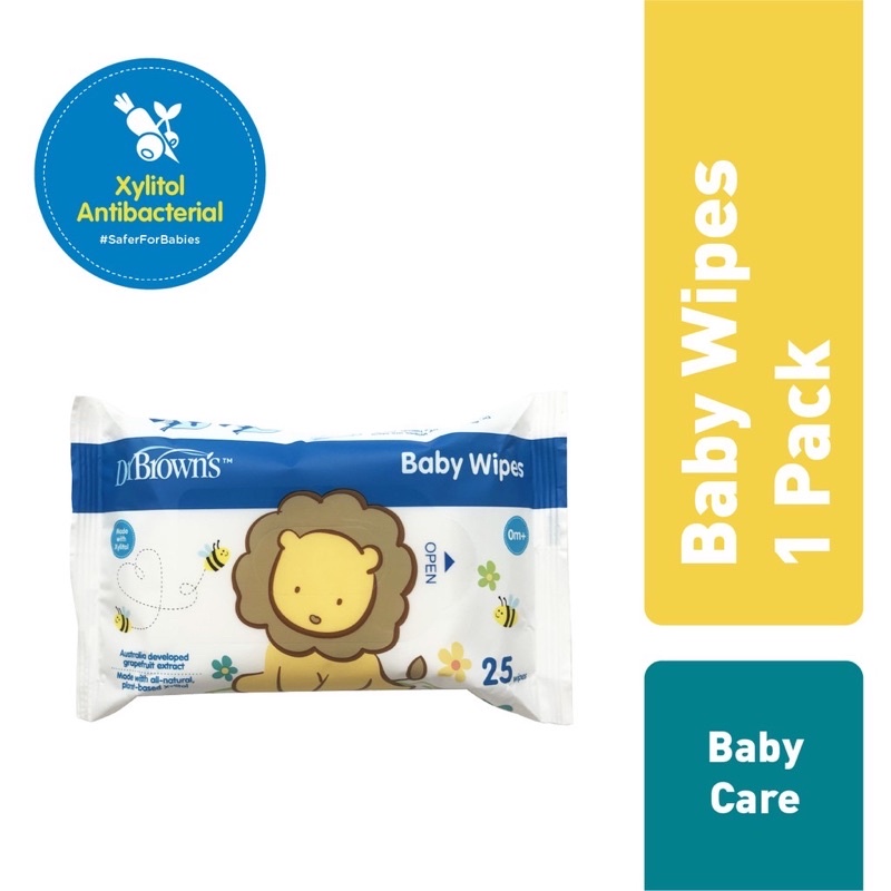 Dr.Brown's wipes  25 s- Baby wipes - Tisu basah