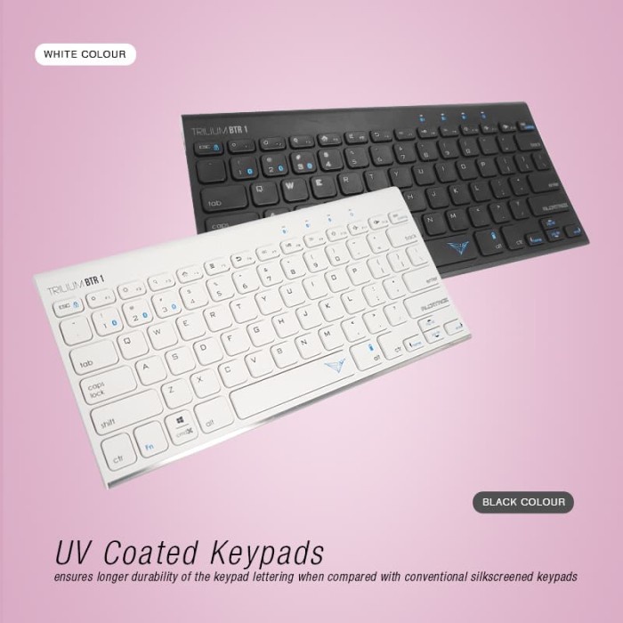 Alcatroz Keyboard Wireless Trilium BTR 1