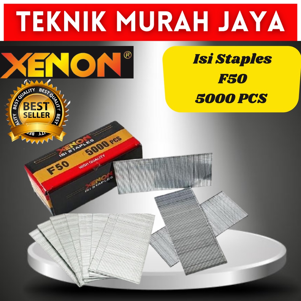 

XENON Isi Staples / Paku Tembak Angin F50 Air Nailer Stapler Refill