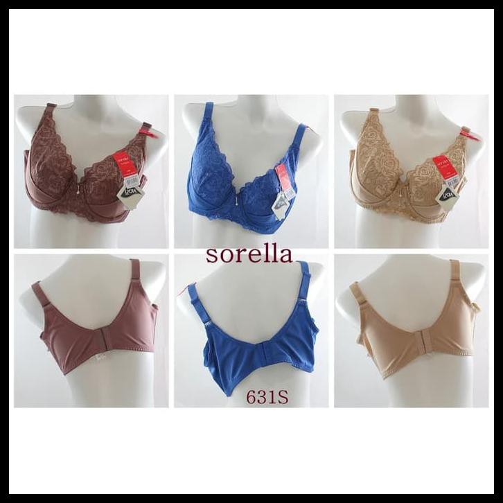 Bra Sorella 29631 - Big Size - 38E, Biru