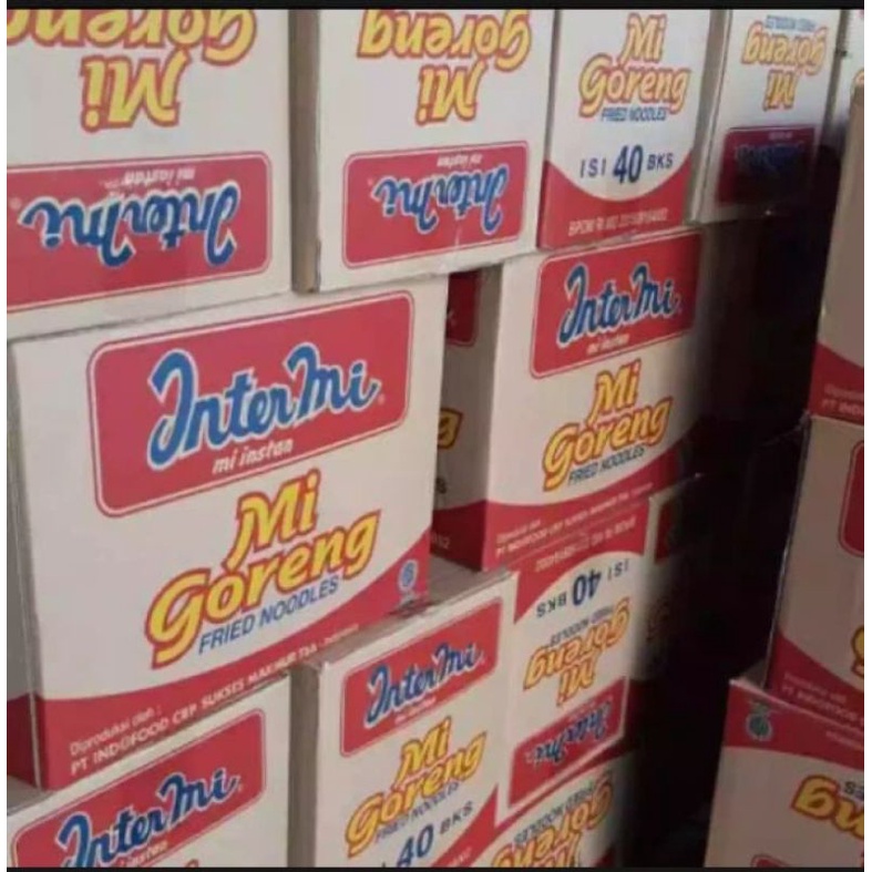 

Intermi Goreng 1 Dus | Intermi goreng Isi 40 bks / 60 gram | Mie Goreng 1 DOS | Mi Murah 1 KRTN DUS
