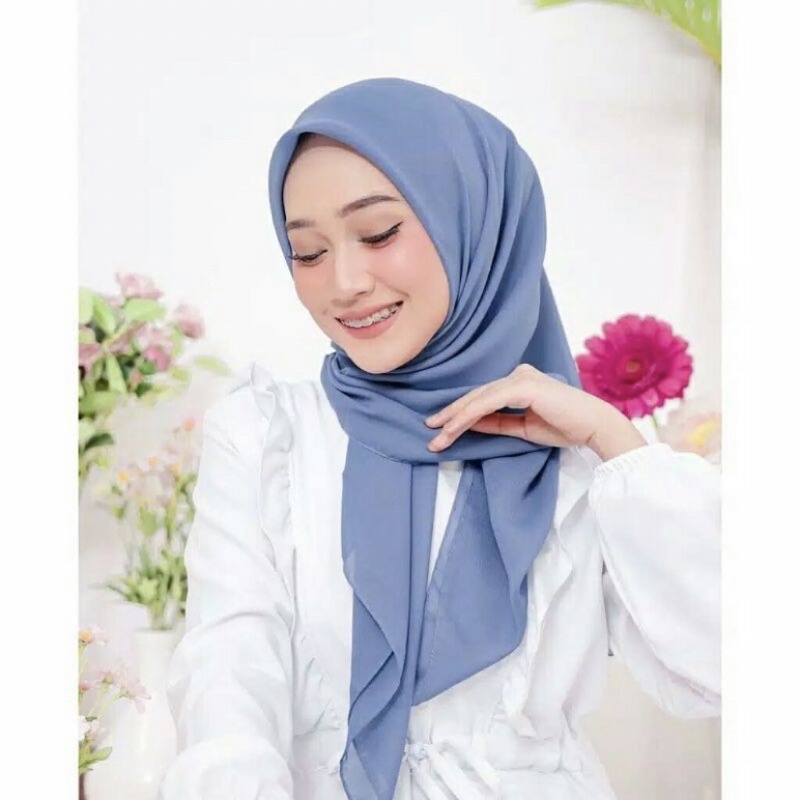 DAILY HIJAB BELLA SQURE / Jilbab Kerudung segiempat 4