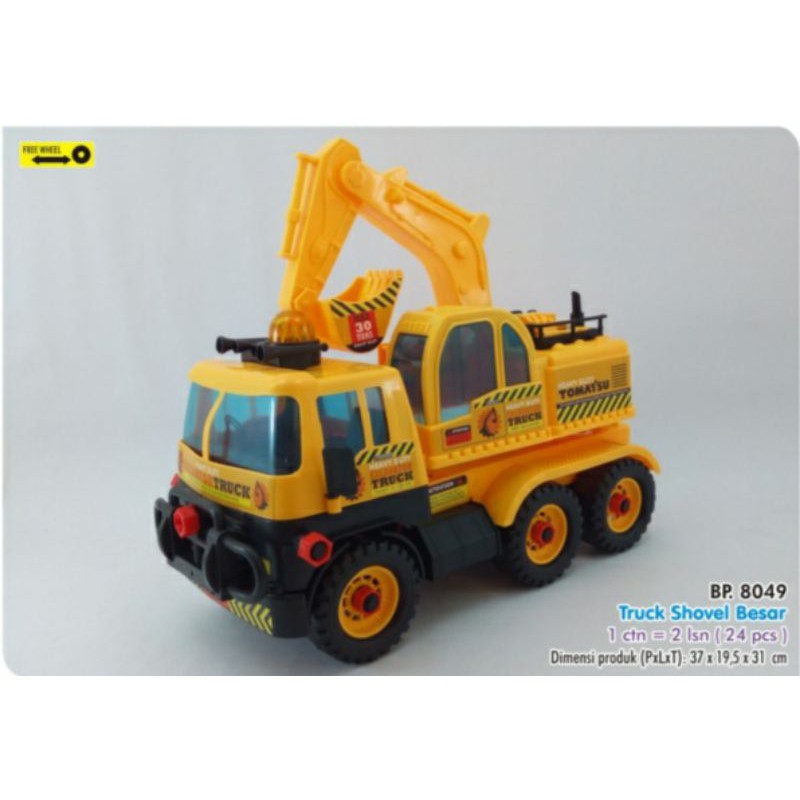 Mainan Truk Beko Shovel  Besar Mobil Beko Mobilan anak