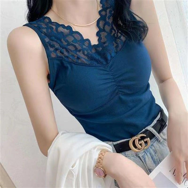 Tank top wanita / tanktop renda / Tank Top Bra Renda 1389#