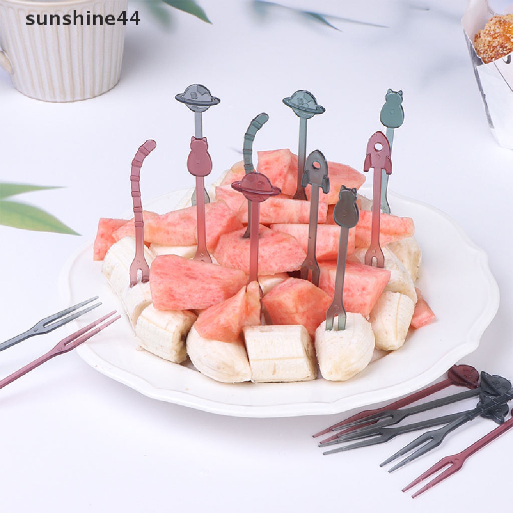 Sunshine 36pcs / set Tusuk Gigi Buah / Snack / Dessert Untuk Anak