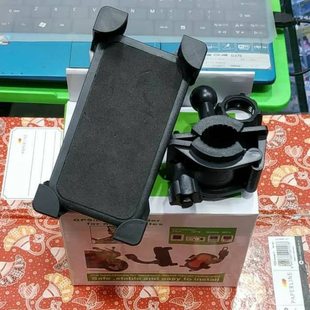 Holder motor spion grab gojek murah meriah holder model sepeda/stang , model spion bahan plastik dan bahan aluminium / besi  Universal holder moge holder stir mobil