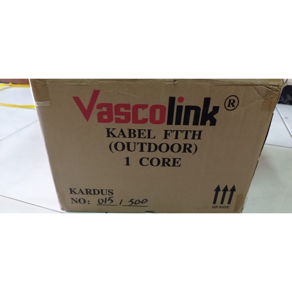 Kabel FO dropcore Vascolink 1core 3kawat panjang 1km