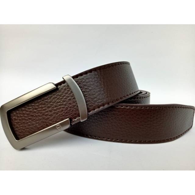 IKAT PINGGANG GESPER KULIT PRIA/COWOK BRANDED