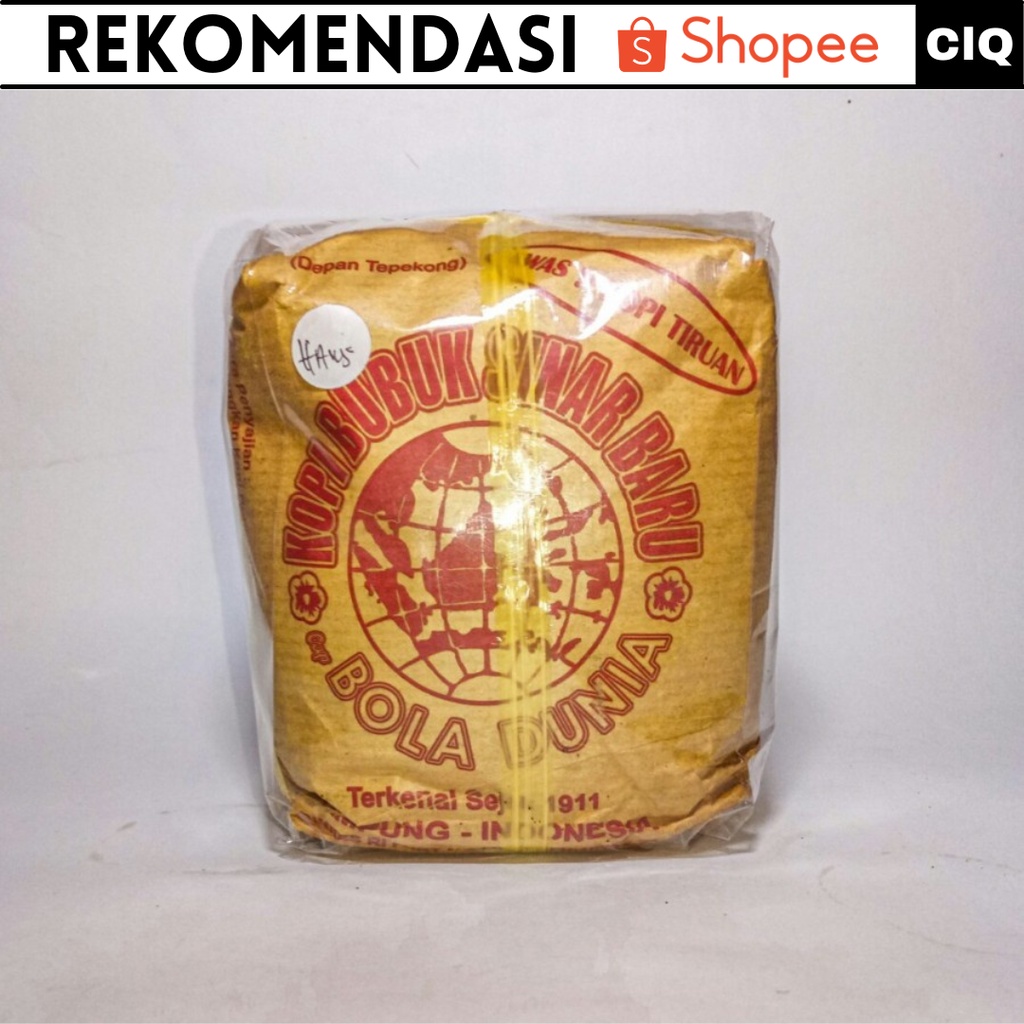 Kopi Bubuk Bola Dunia Kopi Lampung Bubuk Sinar Dunia 250gr - Kopi Bubuk Asli Lampung / Kopi Lampung Robusta / Kopi Lampung Murni