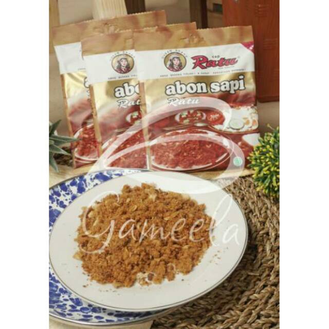 

Abon Sapi Cap Ratu Queen Brand 90 Gr - Daging Asli Halal Lauk Cemilan Lezat Sehat Kualitas Swalayan