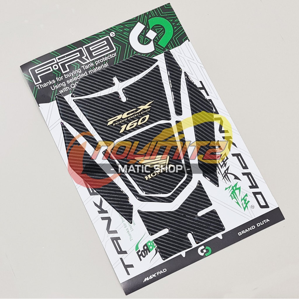 Fuel Tank Pad Motif Carbon 3D Honda PCX 160