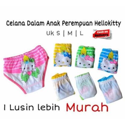 12 Pcs CD Anak 022.4496 CBL Clabella | Celana Dalam Anak Perempuan | Sguna Grosir 12 Pcs