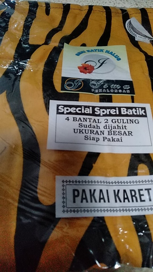 Sprei Batik Zebra Dll | Sprei Batik Halus | Sprei Ukuran 180x200 | King Size Spesial Pakai Karet