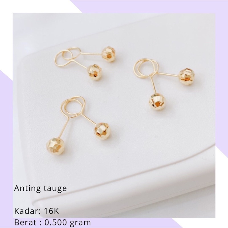 Anting Emas Tauge 0.500 Gr