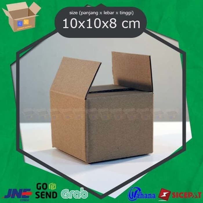 

KARDUS PACKING KARDUS POLOS BOX POLOS MURAH 10 x 10 x 8 cm