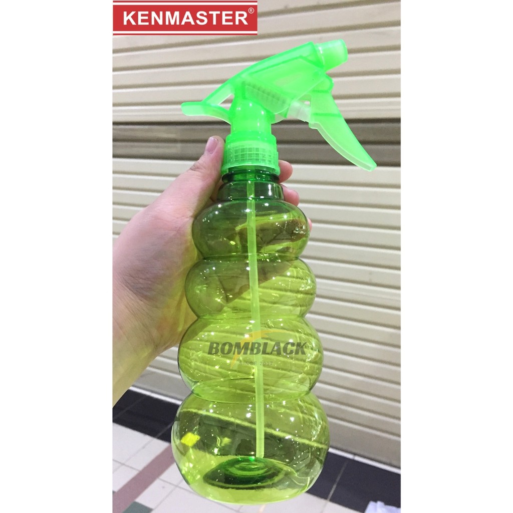 Botol Spray 550 ml Semprotan Air Kenmaster Bulat Empat Tanaman Bunga