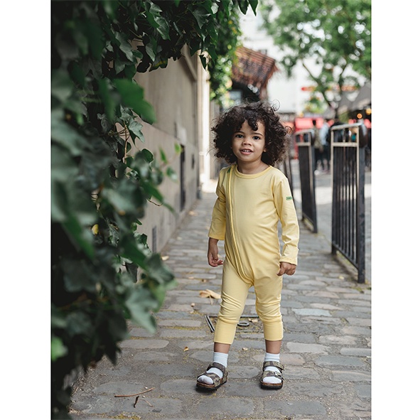 Hamako Zipsuit - Jumper Sleepsuit Baju Tidur Anak Bayi Baby Tencel Zipper Resleting Piyama Panjang