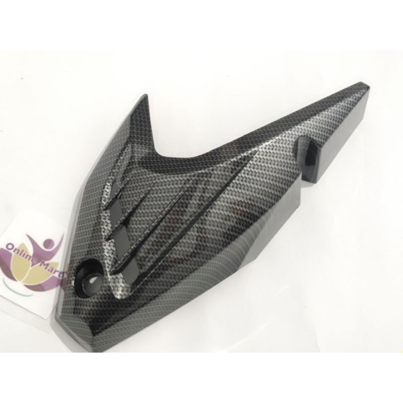 Cover tutup knalpot Bagian Depan Honda ADV 150 Carbon