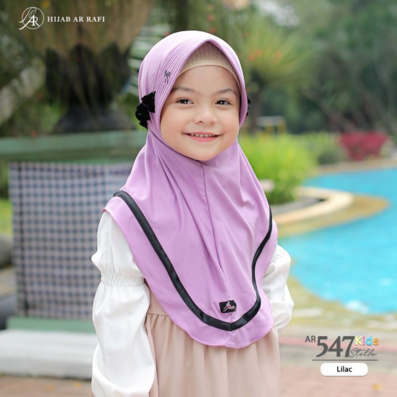 hijab jilbab kerudung bergo instan anak  Kids terbaru  ORI ArRafi AR 547 terlaris Rabbani lucu murah