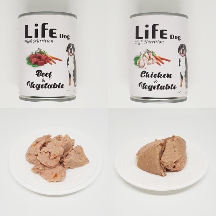 LIFEDOG 375GR - Makanan Anjing Basah Kaleng Life Dog 375gr