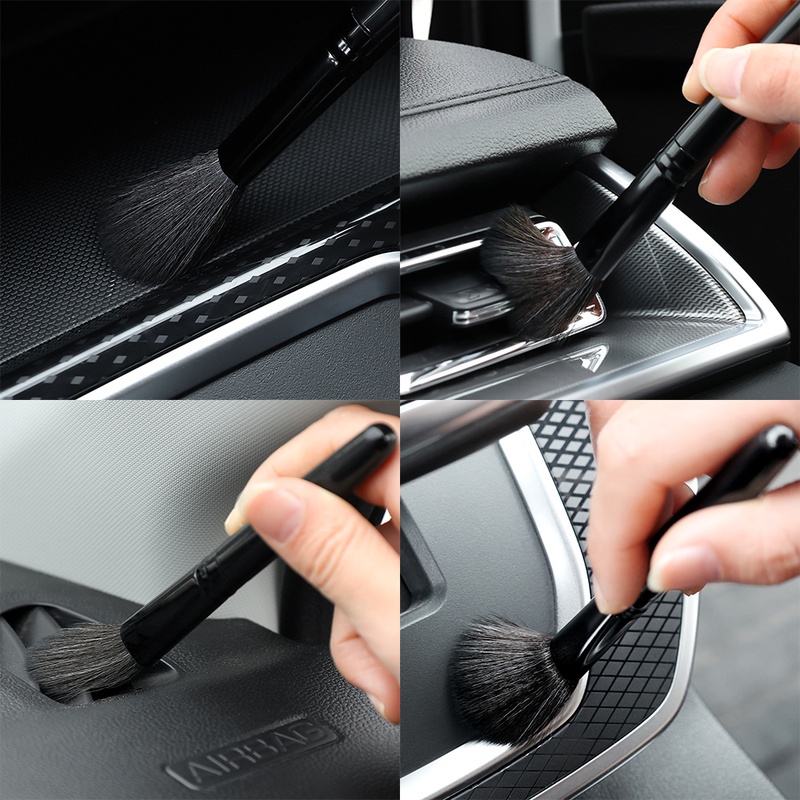 Sikat Pembersih Debu Bahan Bulu Lembut Untuk Keyboard / Kursi / Interior Mobil / Kantor / Rumah