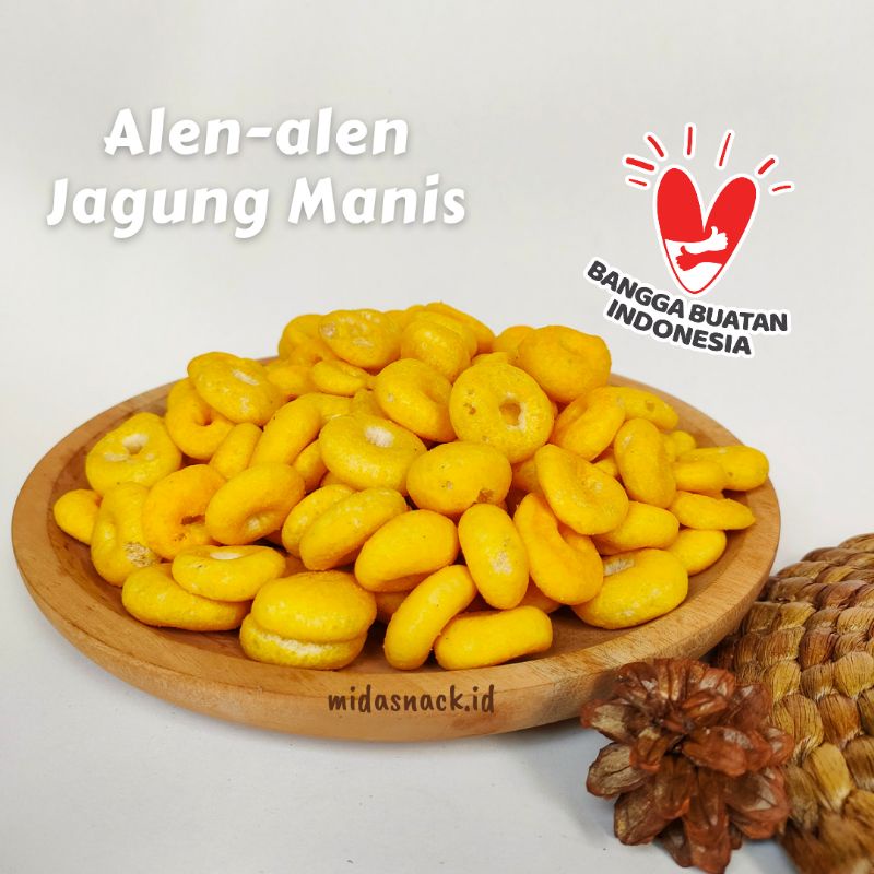 

Cemilan Alen Alen jagung manis 250 gr jajanan khas Trenggalek untuk segala usia cemilan kekinian