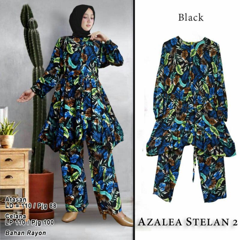 funie3 Stelan Azalea Bahan Katun Rayon