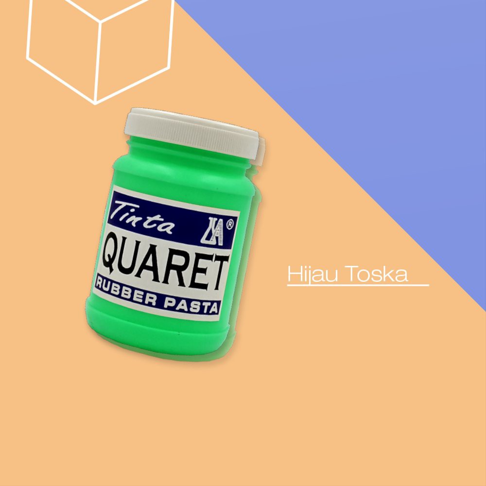 

Cat Sablon Quaret Warna Hijau Toska - 250 gr terlaris