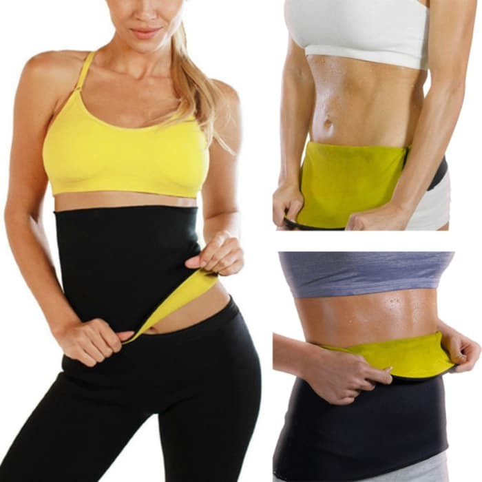 HOT SHAPER SHAPERS HOT SLIM WAIST KORSET PELANGSING PERUT PEMBAKAR LEMAK PERUT BAHAN TEBAL BERLOGO