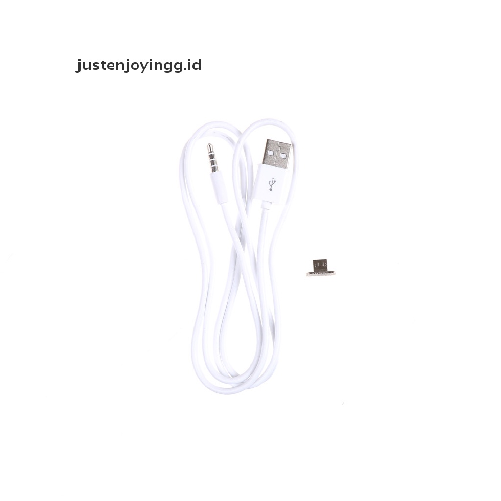 Kabel Charger Jack Audio AUX 3.5mm Ke USB 2.0 Male Panjang 3.3FT Untuk MP3