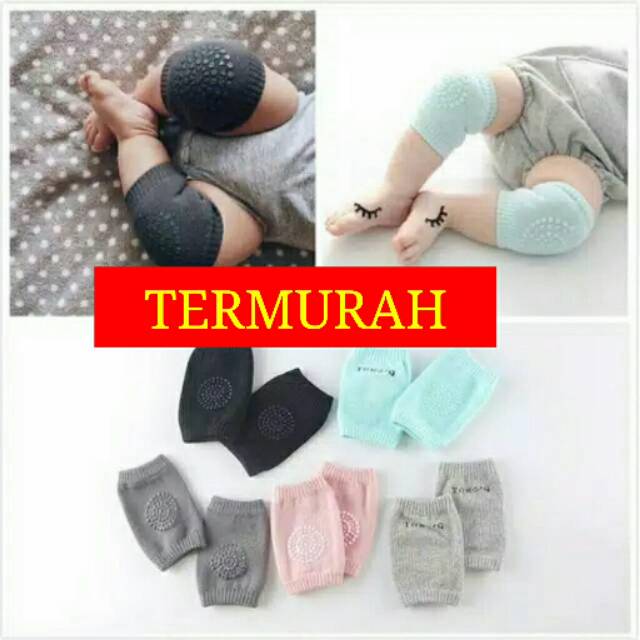 Kaos kaki pelindung lutut anak bayi berlajar knee protector pelindung lutut balita  saat merangkak