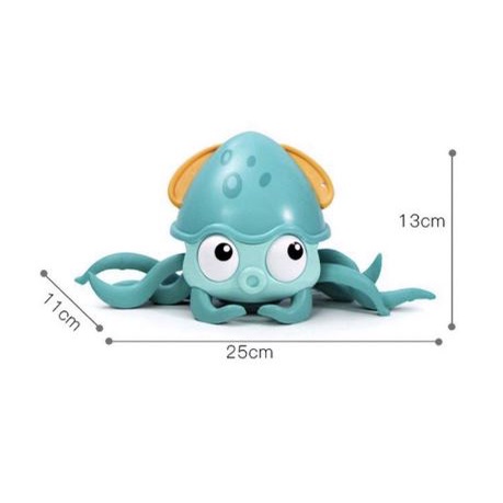 [SMALL BELL] Mainan Anak Gurita Octopus Berjalan / mainan anak cumi SQUID berjlaan di darat dan di air
