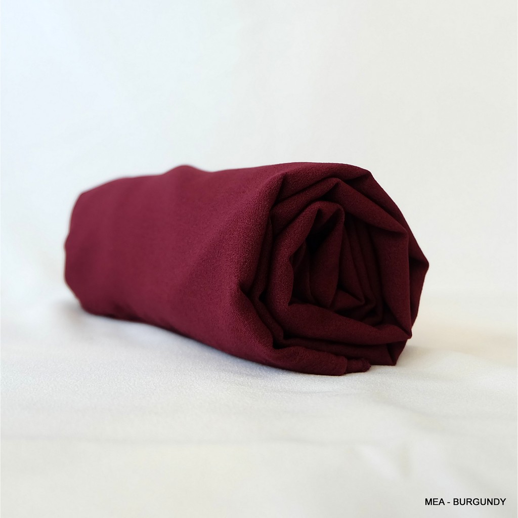 Pashmina Diamond Crepe Panjang 250x75 CM-BURGUNDY