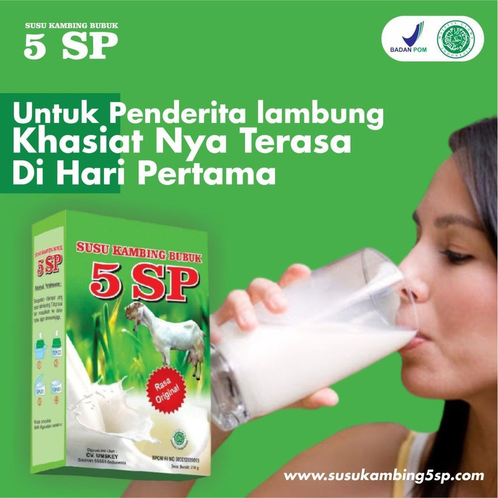 SUSU KAMBING ETAWA 5SP Sudah BPOM Obati TBC Asma Alergi Kaya Kalsium Nutrisi Alami Sehat