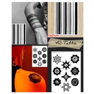 ⚡MEGA SALE⚡ HOT Product Desain garis gelang tribal fashion tatto temporer model terbaru temporary ta