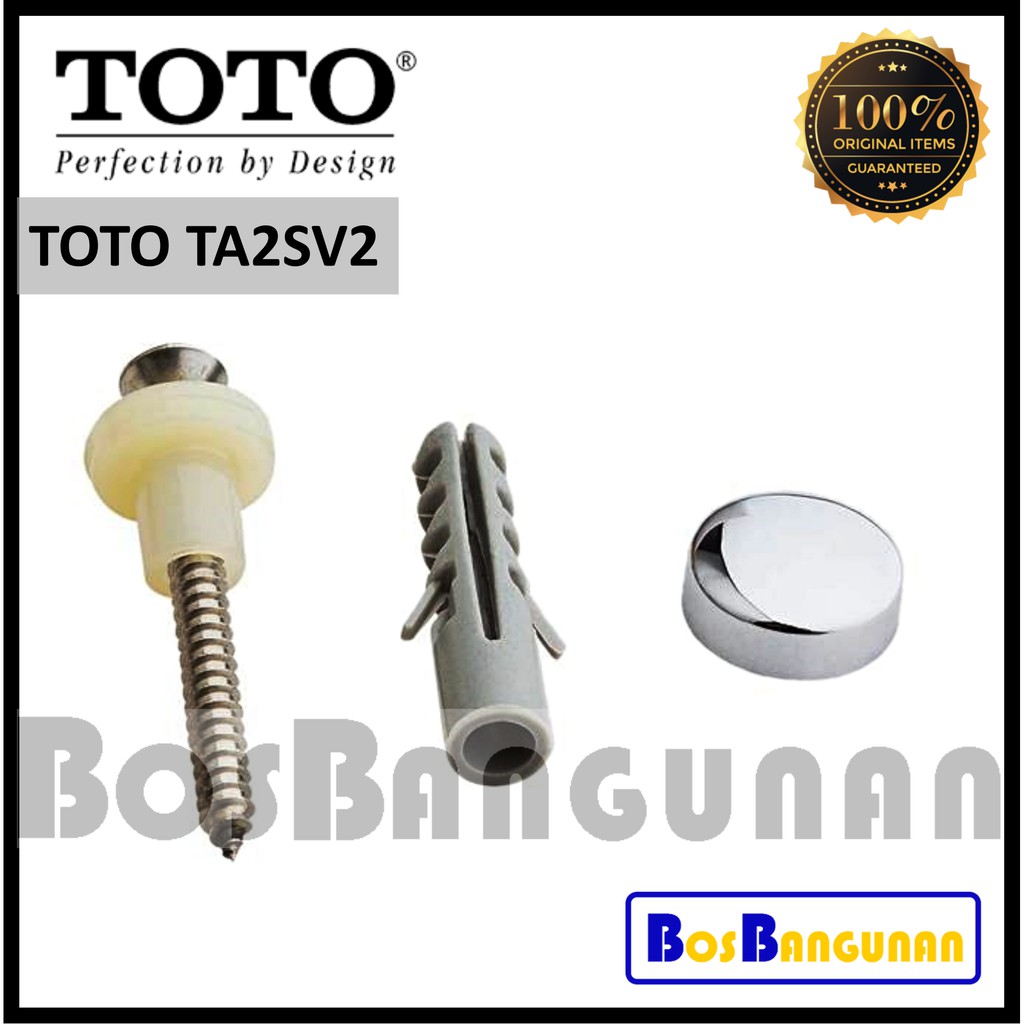 Baut Closet TOTO TA2SV2 / Ring Penutup Kloset Wastafel TOTO TA 2SV2