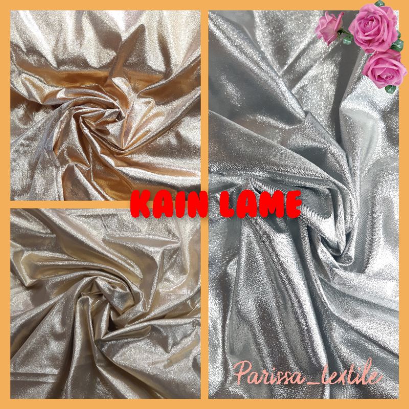 KAIN LAME/LAME PREMIUM/LAME SILK/harga 0.5meter