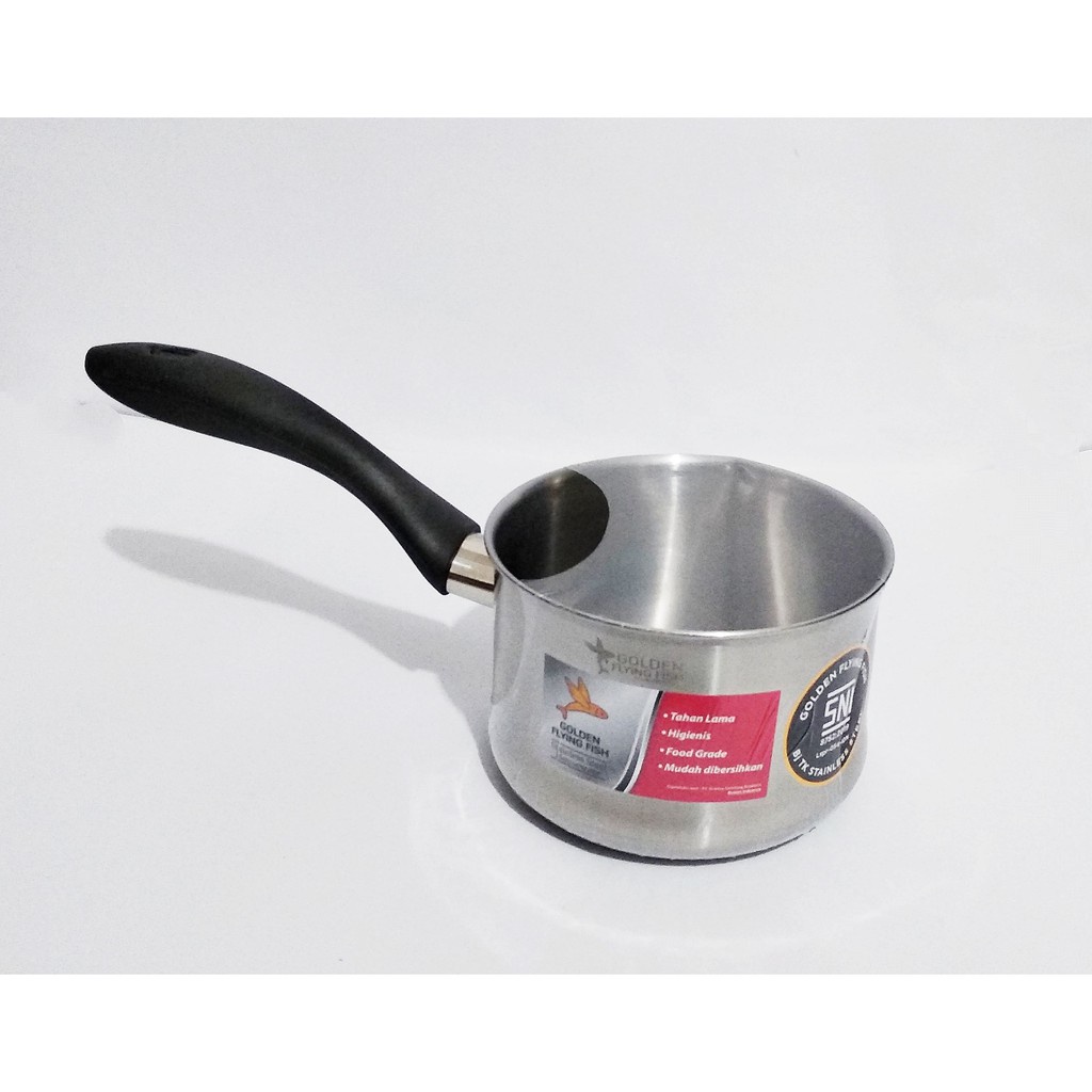 Sauce Pan Golden Flying Fish Kitchenware - Panci gagang 1 - PANCI STAINLESS