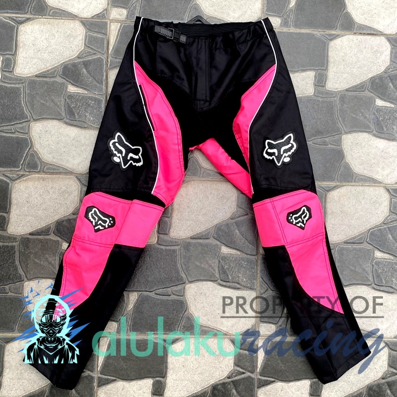 Jersey, Celana, Sarung Tangan &amp; Sepatu Fullprint with Protectors Fullset MX Trail Motocross - Paket Bundling FOCTFG071201-F48