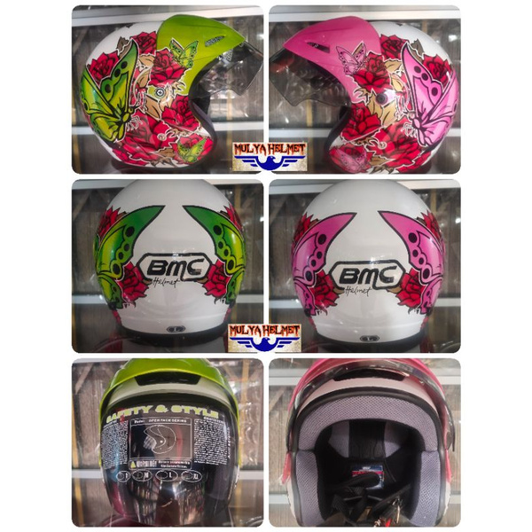HELM CEWEK BMC MURAH QUALITAS TERBAIK SNI/DOT