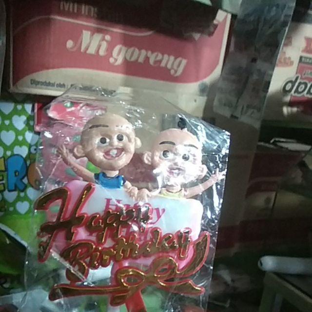 Lk-u-0013 Topper Tulisan Lokal Upin Ipin Hb Tusuk 2 Mcm