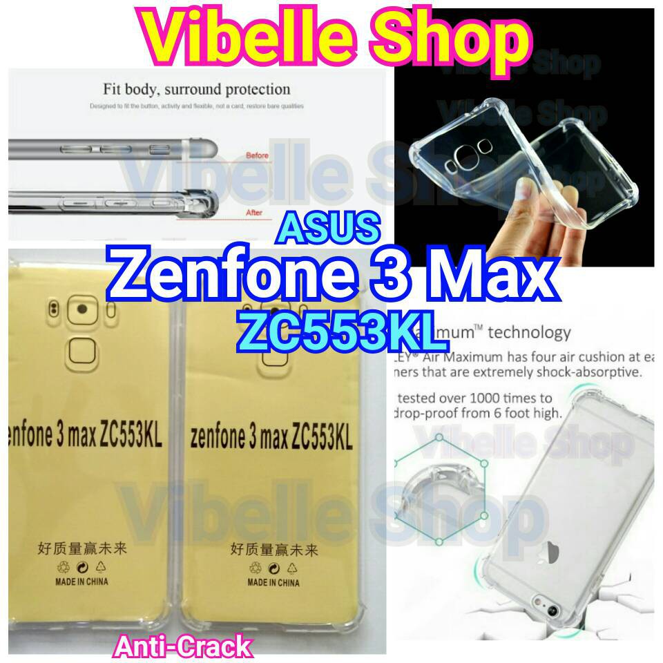 Softcase AntiCrack ASUS Zenfone 3 MAx 5 5 ZC553KL Anti Shock Crack